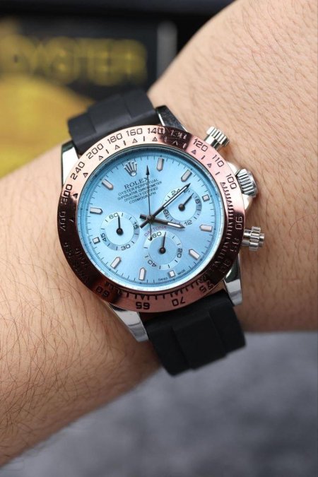 ساعة رولكس قطاش جلد مطاط