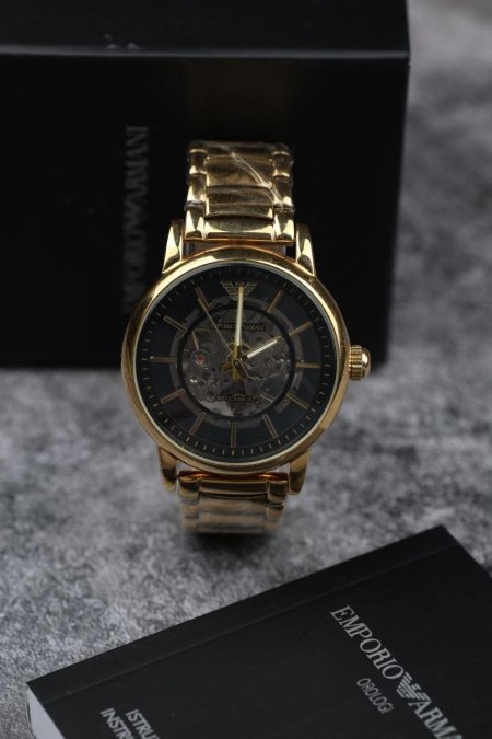 ساعة رجالي امبوريو ارماني  نبض اوتوماتيك